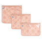 Tiny Twinkle Diaper Bag Organizing Pouches|3 Pack Mess-Proof Clear Front Travel Organizer Bags&TSA Approved Toiletry Bag Set for Baby and Mom Essentials - color: Shine