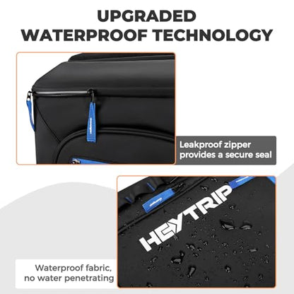 Heytrip Backpack Cooler 36/54 Cans, Insulated Portable Large Leakproof Waterproof Cooler Bag, 20 Hours Cold Retention for Lunch Camping Travel Beach Picnic - color: Black - 36 Cans