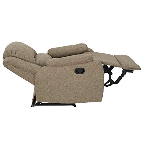 RecPro Charles Collection | 30" Zero Wall RV Recliner | Wall Hugger Recliner | RV Living Room (Slideout) Chair | RV Furniture | RV Chair | Cloth (Oatmeal, 2 Chairs) - color: Oatmeal, size: 2 Chairs