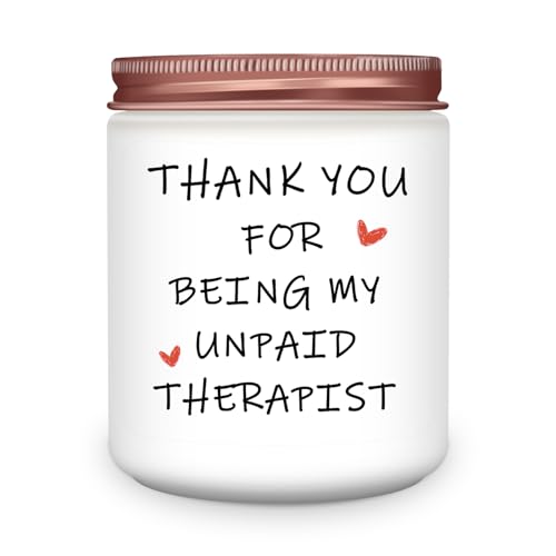 Best Friend Birthday Gifts for Women, Funny Graduation Friendship Sister Coworkers Bestie Mom Gag Gift for Her, Lavender Scented Candles - style: Friend