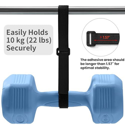 Trilancer 0.8''x 16Ft Reusable Cable Ties, Adjustable Hook and Loop Straps with 25 Buckles, Cut to Length, Ideal for Wire Management, Cord Organizer, and Cable Straps, Black - size: 0.8'' x 16Ft