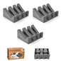 Soap Dish Holder for Shower with Suction Cup, Silicone Soap Holder & Saver Self-Draining Bar Soap Dish Keeps Soap Dry for Bathroom, Kitchen, Bathtub (N-Grey - 3 Pack) - color: N-grey - 3 Pack