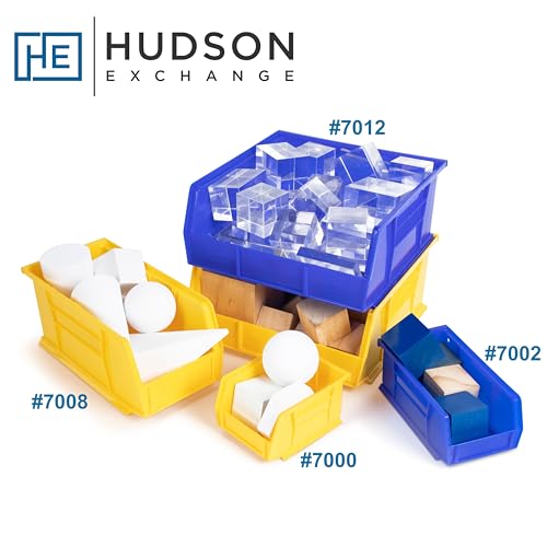 HE HUDSON EXCHANGE 11" x 11" x 5" Plastic Stackable Storage Bin, Blue - color: Blue, size: 1 Pack