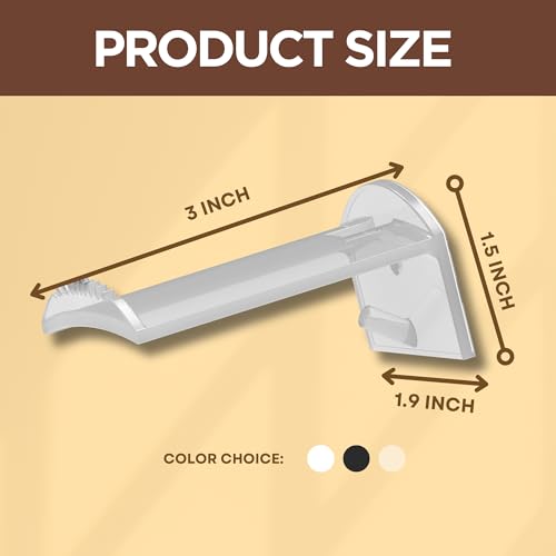 3 Inch Adhesive Hat Hooks for Wall(10-Pack), Cowboy Hat Rack, Strong Hold Hat Hangers, No Drilling, Hat Holder Organizer for Walt, Door, Closet