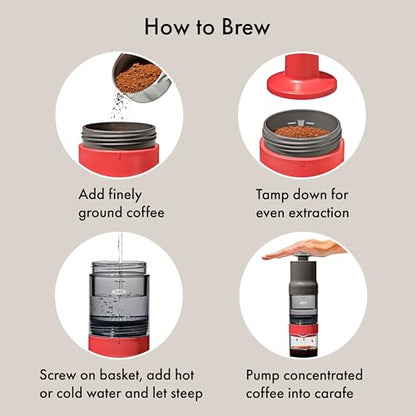 OXO Outdoor Rapid Brewer with Travel Bag - size: One Size, style: Case and Outdoor Rapid Brewer