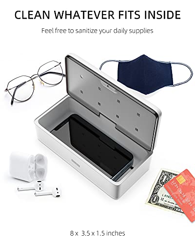 UV Light Sanitizer Box, UVC Phone Sanitizer Box for Smartphone,Jewellery and Household Items | UVC Technology, For Smartphone, For Jewellery, For Household Items