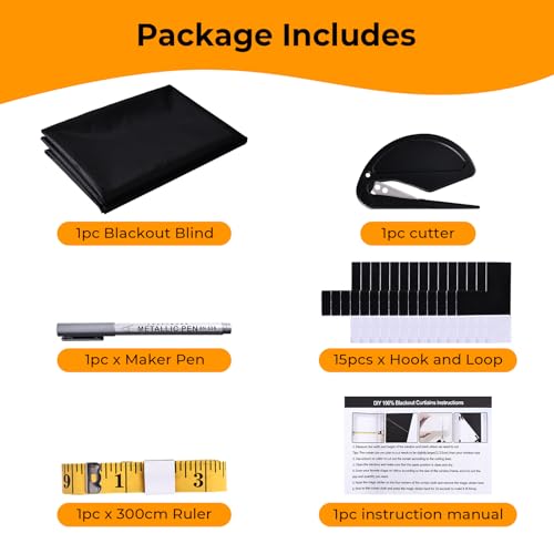 Temporary Blackout Window Cover, Portable DIY Window Blinds & Shades, Tool Free Install Curtains for Travel Use RV Dorm(58'' x 39'') - size: 58'' x 39'' (Pack of 1)
