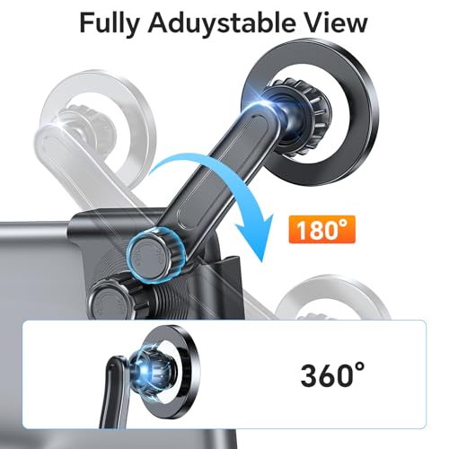for Magsafe Car Mount, Tesla Phone Mount for Car【20 Strong Magnets】Magnetic Phone Holder for Car Tesla Phone Holder Model Y/3/S/X Accessories, No Glue Required, for iPhone 17 Pro Max 16 15 14