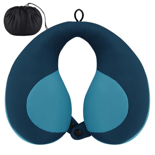 INFANZIA Chin Supporting Travel Neck Pillow, Comfortably Supports and Helps Support Head and Neck - Gifts for Toddler/Child/Kids, Blue - color: Blue