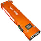Feki Yigo Flat EDC Flashlight Rechargeable 1800 Lumens - Pocket Flashlight with 365nm UV Light, RGB Modes, Magnetic Base, Digital Display, IPX4 Waterproof for Camping, Emergency, Mechanics (Orange) - color: Orange