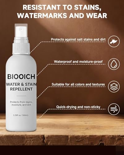 6-in-1 Sandal and Shoe Cleaning Kit for Birkenstock –Suede & Nubuck Cleaner, Protector Spray, Cork Sealer & Brush,Safe for Leather, Suede, Footbed, Nubuck & Cork Footbeds