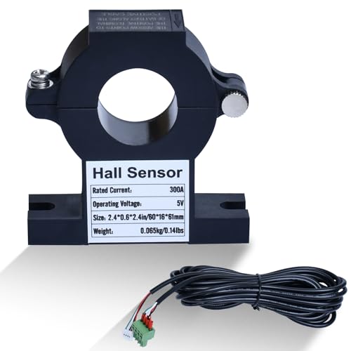 ECO-WORTHY Hall Sensor AC to DC Transmitter, Input 300A Additional Accessories for Battery Monitor - size: Hall Sensor