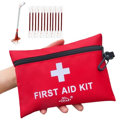 152 Piece Small First Aid Kit, Travel Size First Aid Kit TSA Approved, Mini Forst aid kit for Home, Car, Travel, Camping, Truck, Sports, Office, Hiking Med Kit for Backpack