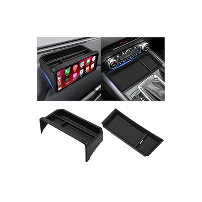 Autorder Center Console Front Organizer & Dashboard Organizer for 2022-2025 2026 Mazda CX5 Accessories,ABS Material for Storing Sunglasses, Coins & Small Items - 2PCS