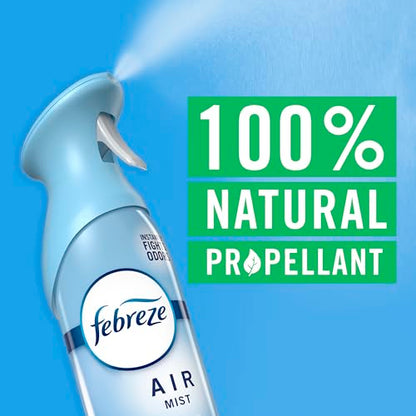Febreze Air Mist, Air Freshener Spray, Odor Fighting Room Spray, Deodorizer for Home Bathroom Kitchen Office Apartment Dorm Room Classroom, Unstopables Fresh Scent, 8.1oz (Pack of 6) - style: Unstopables Fresh