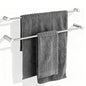 Towel Racks for Bathroom, NEWRAIN 30 inch Double Bath Towel Bar Wall Mounted, Stainless Steel Kitchen Towel Holder, Brushed Nickel Towel Rod Towel Rail Hange - color: Brushed Nickel, style: Double Bar