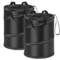 Ginsco 2Packs 4 Gallons New Leakproof Car Trash Can, Large Trash Can Pop-up Collapsible Hanging Car Trash Bin, Waterproof PEVA Liner Open-Top Garbage Can for Home Office Camping - size: 4 Gallons