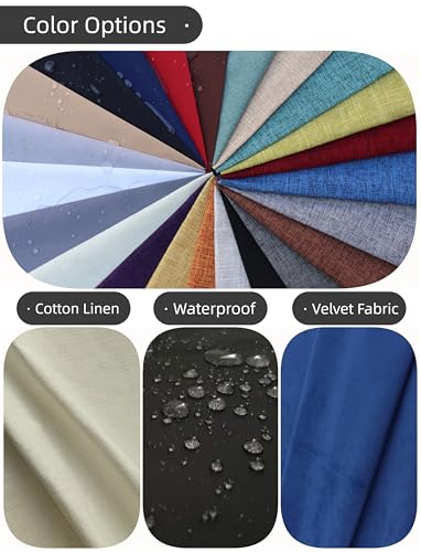 SINCERE Custom Chair Cushions Pads Indoor Outdoor, High Density Foam Back Pillow with Ties for Dining Room Kitchen, Non-Slip Waterproof Patio Furniture Deep Seating Pad, Fade-resistant Removable Cover - color: Custom Chair Pads
