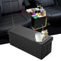 Mixsuper Liner Car Seat Organizer for Kia Telluride 2020-2026 Center Console Organizer with Cup Holders for Telluride, Kids Toys Baby Supplies Dog Toy Box Storage Bin Travel Accessories