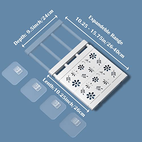 cOOva School Locker Shelf Organizer for Small Lockers, Work Accessories (1, 9.5''W/(10.25''-15.75'') L)