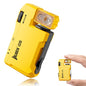 WUBEN G5 EDC Rechargeable Flashlight, 400 Lumens RGB Dual Light Source Mini Magnetic Keychain Flashlight, Portable Pocket Light for Camping Hiking Home Emergencies (Yellow) - color: Yellow