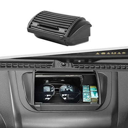 Jimen for JK Dash Tray, Center Console Dashboard Organizer Interior Storage Accessories Compatible with Jeep Wrangler JK & Unlimited 2011-2018