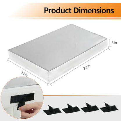 SheeChung RV Vent Insulator, 22″x14″x3″ RV Skylight Cover with Reflective Surface | Energy Saving & Reduce Heat Transfer | Skylight Shade Universal for Camper Trailer Vent - 1 Pack - size: 22 x 14 Oxford