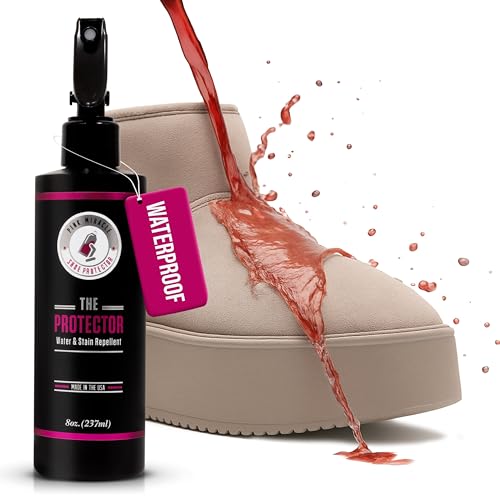 Pink Miracle The Protector Water and Stain Fabric Guard Repellent Spray for Shoes