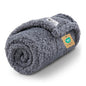 Luciphia Premium Fleece Pet Blanket for Small Medium Dogs Puppy Soft Sherpa Calming Cat Throw Blankets(Grey,57x40 inches) - color: Grey, size: 57x40 inches