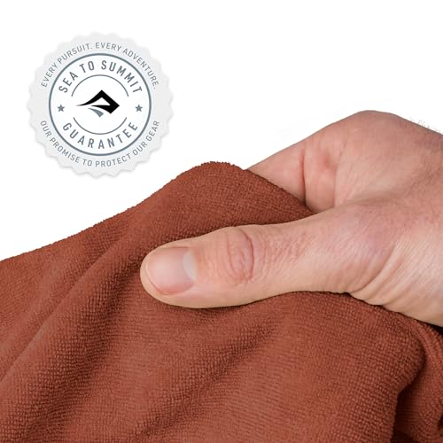 Sea to Summit Tek Towel, Plush Camping and Travel Towel - color: Picante, style: Medium