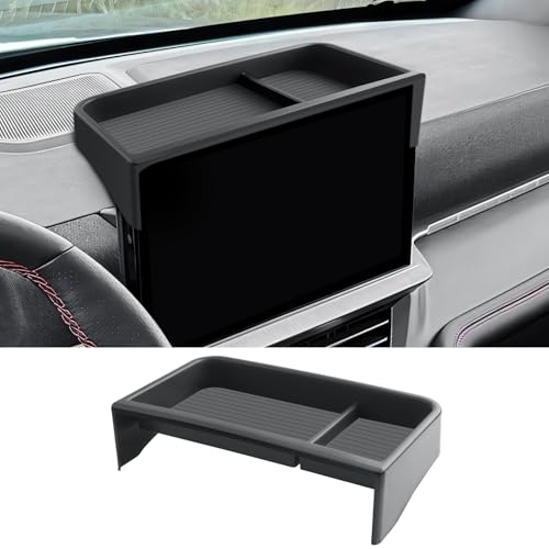 CDEFG for 2025 2026 Ford Explorer Center Console Organizer Dashboard Storage Tray Compatible with 2025 2026 Ford Explorer Accessories 13.2-Inch Touchscreen Dash Organizer Behind-Screen Tray - color: Dash Tray for 2025 Explorer
