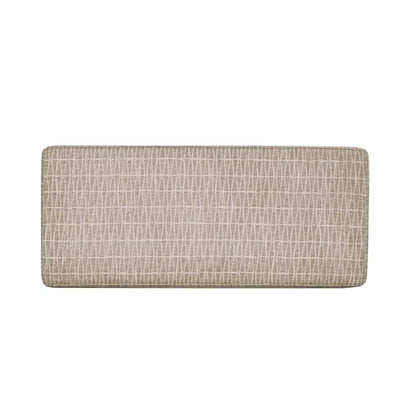 HomePop Malmo 36" Storage Bench - Tan Geometric Pattern - color: Tan Geometric Pattern