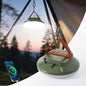 CREATE BRIGHT Camping Lights, Tent Lights for Camping, Rechargeable LED Camping Lantern with 4 Light Modes & Tripod Mount , Waterproof Tent Light for Emergency, Outdoor, Photography, Repair, Hurricane - color: Ink green