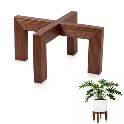 Nipyata Plant Stand Indoor, Large Wooden Plant Stands, Plant Risers for Inside Pots, Flower Stand Holder, Fit Most Size Flower Pots In Room