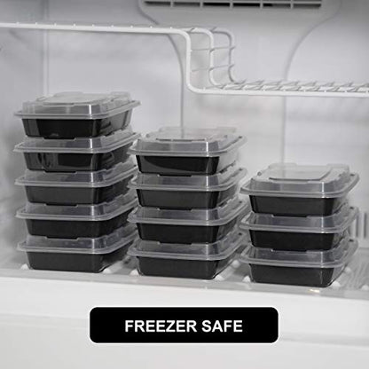 Freshware Meal Prep Containers 1 Compartment Food Storage Containers with Lids, Bento Box, BPA Free, Stackable, (16 oz), 150 count (Pack of 1) - size: 16OZ-150PK