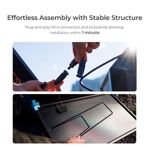 Renogy 220W Portable Solar Panel Suitcase, 23% High Efficiency Foldable Solar Charger for Power Station, Durable for Decades, with Sturdy Kickstands, IP67 Waterproof for RV Camping Off-Grid Blackouts - size: 220W Solar Suitcase