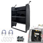 Cargo Van Shelving Storage System Low/Mid/High Roof Steel Van Shelves Fit for Ford Transit,GMC,NV,Chevy Express, Promaster,Sprinter and Metris,52" W x 46" H x 13" D - size: 52" W x 46" H x 13" D