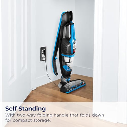 Bissell, 3061 Featherweight Cordless Stick Vacuum, Self-Standing, Electric Blue, Black - color: 3061