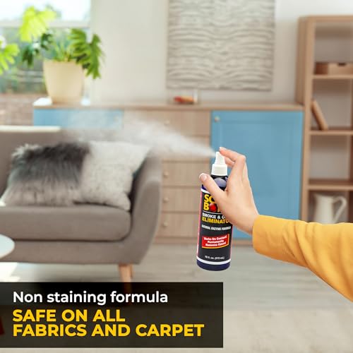 Scent Bomb Odor Eliminator Spray Enzyme Based Strong Pet Odor Eliminator for Home, Air Freshener for Room, Bathroom and Kitchen, Removes Smoke Dog Pee Cat Urine Poof Smell Deodorizer, 2 Bottle
