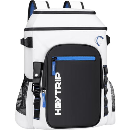 Heytrip Backpack Cooler 36/54 Cans, Insulated Portable Large Leakproof Waterproof Cooler Bag, 20 Hours Cold Retention for Lunch Camping Travel Beach Picnic - color: White - 36 Cans