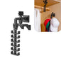 Baseball Hat Organizer | Adjustable Hat Holder for Closet & Hat Holder on Wall for Caps, Toys, Belts, Purse | Adhesive Hat Hooks for Wall & Closet Holds 12 Caps | Hat Hangers for Closets - style: F