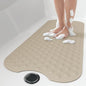 OTHWAY No Suction Cup Bath Mat: 39x16inch Extra Long Bathmat│Perfect for Refinished Bathtub Mat│Made of Nature Rubber│a Blessing for the Elderly and Children (Brown) - color: F-brown
