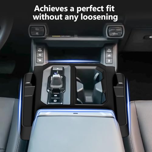 Central Control Silicone Gear Shift Panel Trim Cover Fits for RAV4 2026 Gear Shift Control Anti-Scratch Panel Protective Cover for RAV4 Accessories - size: RAV4-Center Cover Organizer-26