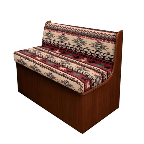 South Western RV Dinette Cushion Covers Booth Set Aztec Ethnic Tribal Horse RV Seat Covers Couch Cover 2 Cushion Sofa Camper Cushion Covers Washable Slipcovers Replacement - color: Aztec Ethnic Tribal Horse