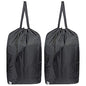 Washable Travel Laundry Bag with Handles and Drawstring (2 Pack), Heavy Duty Large Enough to Hold 3 Loads of Laundry, Fit a Laundry Basket or Clothes Hamper, 27.5x34.5 in,Black - color: Black (2 Pack)