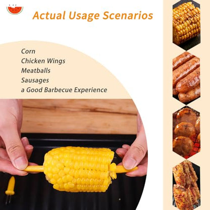 20 Pcs Stainless Steel Corn on the Cob holders, BBQ Corn on a Skewer, Corn on the Grill