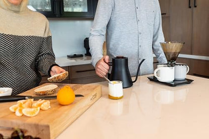 DIVVI Dual Cup Pour Over Coffee Dripper – Brew One or Two Cups at Once, No Carafe Needed, 25 Pack Coffee Cone Filters #4, 100% BPA-Free Tritan, Portable & Dishwasher Safe Pour Over Coffee Maker
