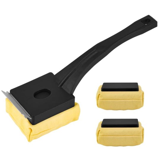 Grill Brush Bristle-Free – Steam Cleaning – Includes 2 Extra Brush Head – Heavy-Duty Barbecue Scraper - style: Classic Black with 2 Extra Brush Head