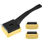 Grill Brush Bristle-Free – Steam Cleaning – Includes 2 Extra Brush Head – Heavy-Duty Barbecue Scraper - style: Classic Black with 2 Extra Brush Head