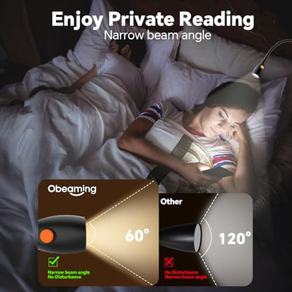 Wall Mounted Reading Light, Minimalist Headboard Mount Book Light, Dimmable LED with Lamp Head Switch Reading Lamp, USB-C Powered, CRI 95+ (4000K + Amber Nightlight) (Black) - color: Black